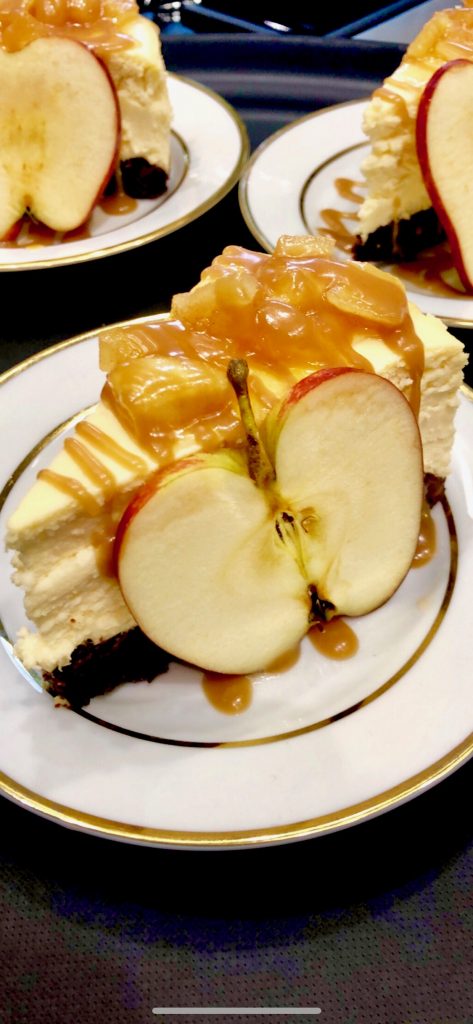 Carmel Apple Cheesecake
