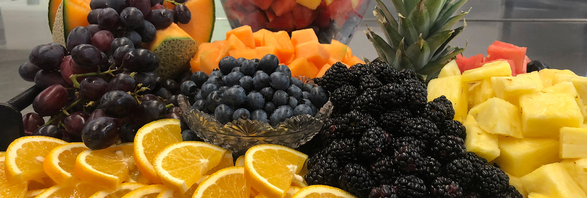 A fruit charcuterie board